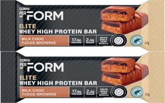 Coles Coles PerForm Elite Bar 60g offer