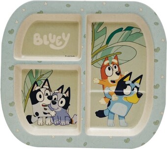 Woolworths Zak Bluey Bamboo Divider Plate offer