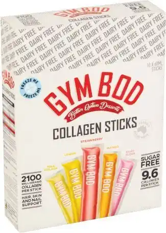 Coles Gym Bod Collagen Sticks 10x60mL offer
