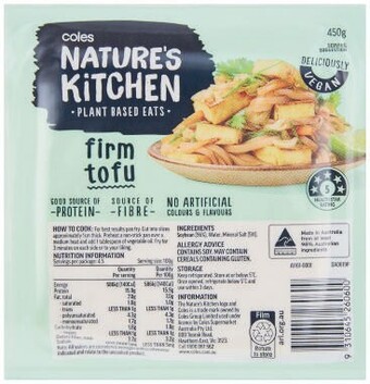 Coles Coles Firm Tofu 450g offer