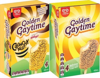 Coles Streets Gaytime 4 Pack 400mL offer