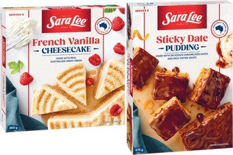 Sara Lee Desserts 350g-475g