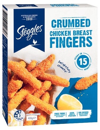 Steggles Tempura Chicken Breast Fingers 400g