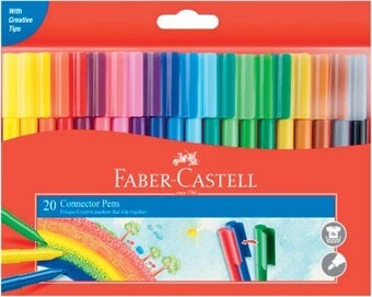 Coles Faber Castell Connector Pens 20 Pack offer