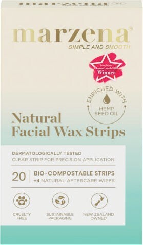 Coles Marzena Natural Facial Wax Strips 20 Pack offer