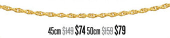 Shiels Classic Everyday Chains 45cm offer
