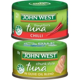 Coles John West Tuna Tempters 95g offer