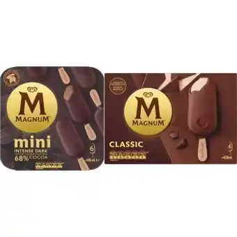 Coles Streets Magnum Ice Cream 4 Pack-6 Pack 330mL-468mL offer