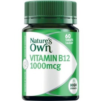 Coles Nature’s Own Vitamin B12 1000mcg Tablets 60 Pack offer