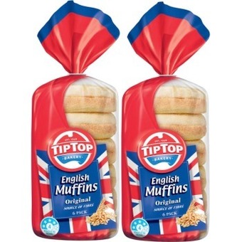 Coles Tip Top English Muffins 6 Pack offer