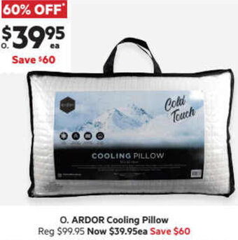 Harris Scarfe Ardor Cooling Pillow offer