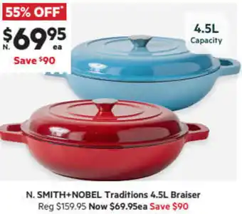 Harris Scarfe Smith+Nobel Traditions 4.5L Braiser offer