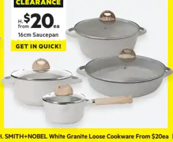 Smith+Nobel White Granite Loose Cookware