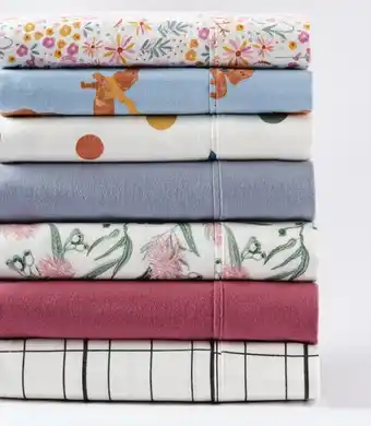 Spotlight 50% off Koo Flannelette Sheet Sets offer