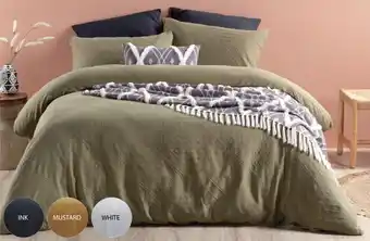 Spotlight Koo Penny Aztec Cotton Jacquard Quilt Cover Set offer