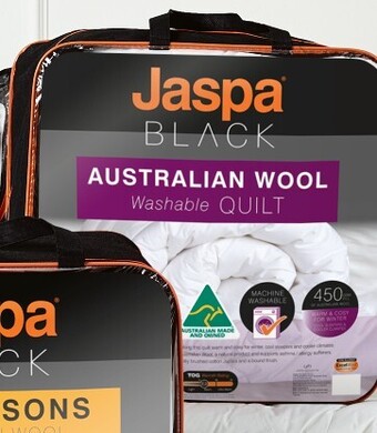 Spotlight 30% off All Seasons Australian Wool Quilt offer
