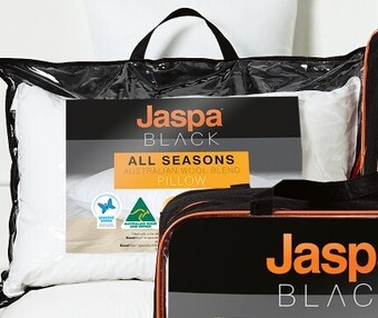 Spotlight 30% off Jaspa All Seasons Australian Wool Blend Standard Pillow offer