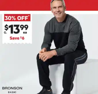 Bronson Basic Taylor Fleece Jumper or Holt Trackpant