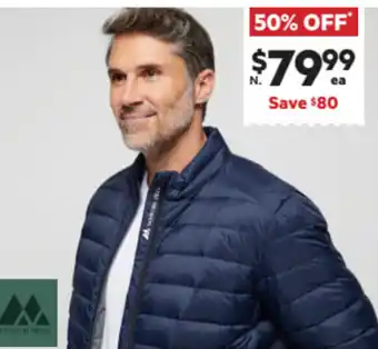Harris Scarfe Mountain Ridge Classic 90/100 Down Puffer Jacket offer