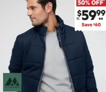 Harris Scarfe Mountain Ridge Down Alternative Puffer Jacket offer