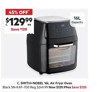 Harris Scarfe Smith+nobel 16l Air Fryer Oven Black Sn-kaf-700 offer