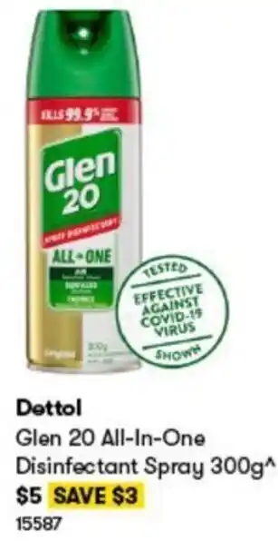 BIG W Dettol Glen 20 All-In-One 15587 offer