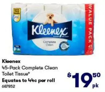 BIG W Kleenex Toilet Tissue 687852 offer