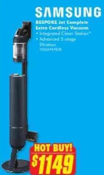 The Good Guys Bespoke Jet Complete Extra Cordless Vacuum offer