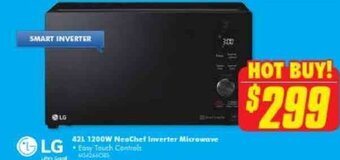The Good Guys 42L 1200W NeoChef Inverter Microwave offer