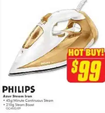 The Good Guys Azur Steam Iron offer