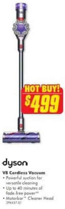 The Good Guys V8 Cordless Vacuum offer