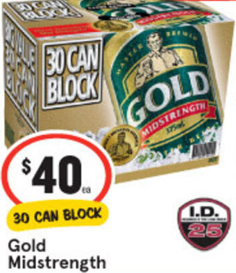 IGA Gold Midstrength 30 Can Block offer