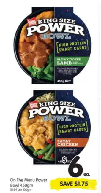 Spar On The Menu Power Bowl 450gm offer
