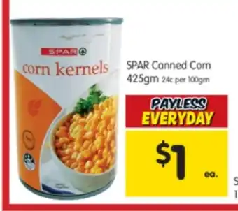 Spar SPAR Canned Corn 425gm offer