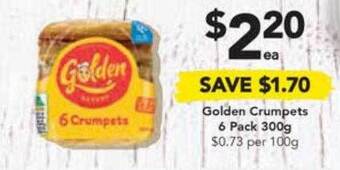 Drakes Golden Crumpets offer