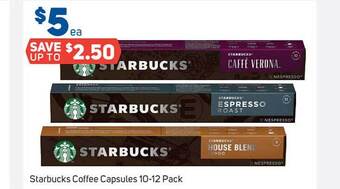 Foodland Starbucks Coffee Capsules offer