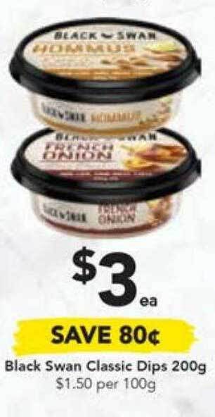 Drakes Black Swan Classic Dips 200g offer