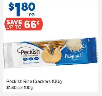Foodland Peckish Rice Crackers offer