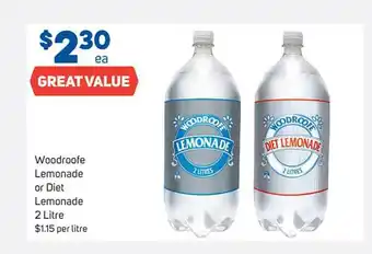 Foodland Woodroofe Lemonade Or Diet Lemonade offer