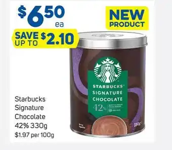 Foodland Starbucks Signature Chocolate 42% offer