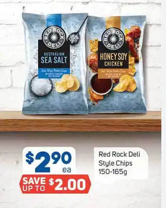 Foodland Red Rock Deli Style Chips offer