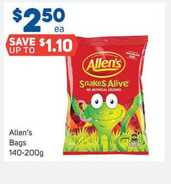 Foodland Allen's Bags offer