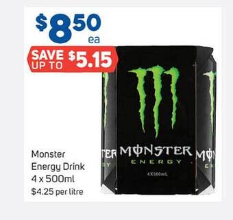 Foodland Monster Energy Drink offer