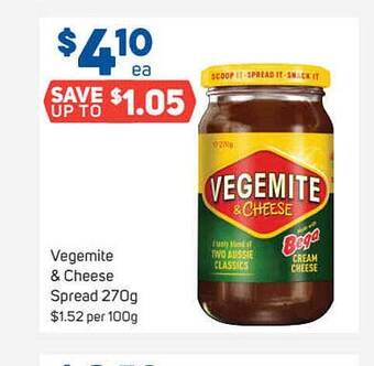 Foodland Vegemite & Cheese Spread offer