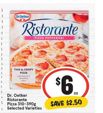 IGA Dr. Oetker Ristorante Pizza offer