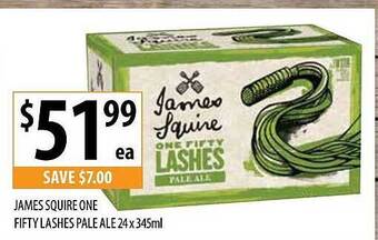 Supabarn James Squire One Fifty Lashes Pale Ale offer