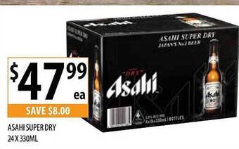 Supabarn Asahi Super Dry offer