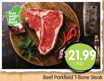 Spudshed Beef Porkfield T-Bone Steak offer