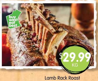 Spudshed Lamb Rack Roast offer