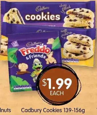 Spudshed Cadbury Cookies 139-156g offer